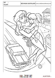 wonder-woman boyama sayfaları